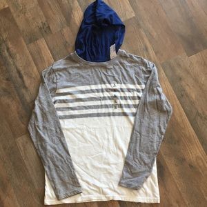 Long sleeved Hooded T-shirt